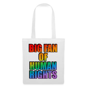 Rainbow Human Rights Celebration Tee - Tote Bag - white - Front