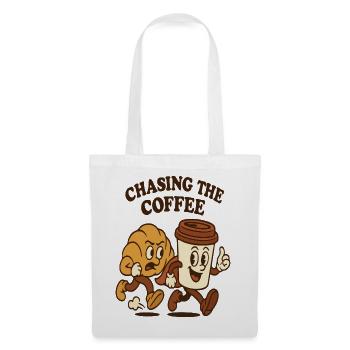 Chasing the Coffee Duo - Tote Bag - white - Front