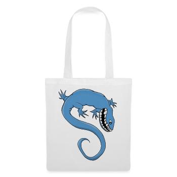 Créature bleue mythique et fantastique - Sac en tissu - blanc - Devant