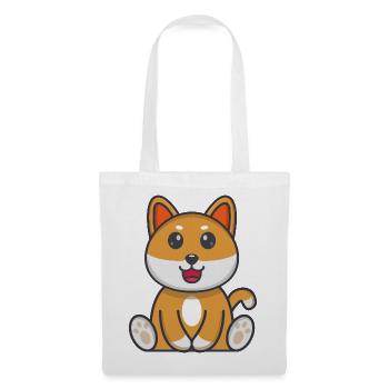 Hund - Stoffbeutel - Weiß - Vorne