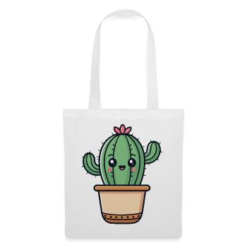 Kawaii Cactus in a Potted - Tote Bag - white - Front