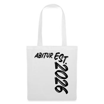 Abitur Est 2026 - Stoffbeutel - Weiß - Vorne