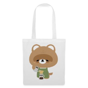Beaver Barista Cozy Brew - Tote Bag - white - Front