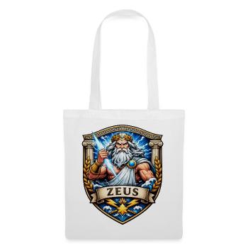 Bouclier d’Orage Zeus - Sac en tissu - blanc - Devant