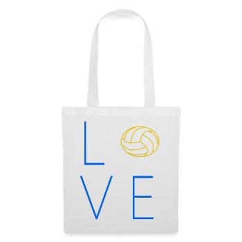 Dicton du volley-ball - Sac en tissu - blanc - Devant
