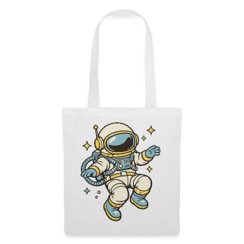 Retro Astronaut Star Joy - Tote Bag - white - Front
