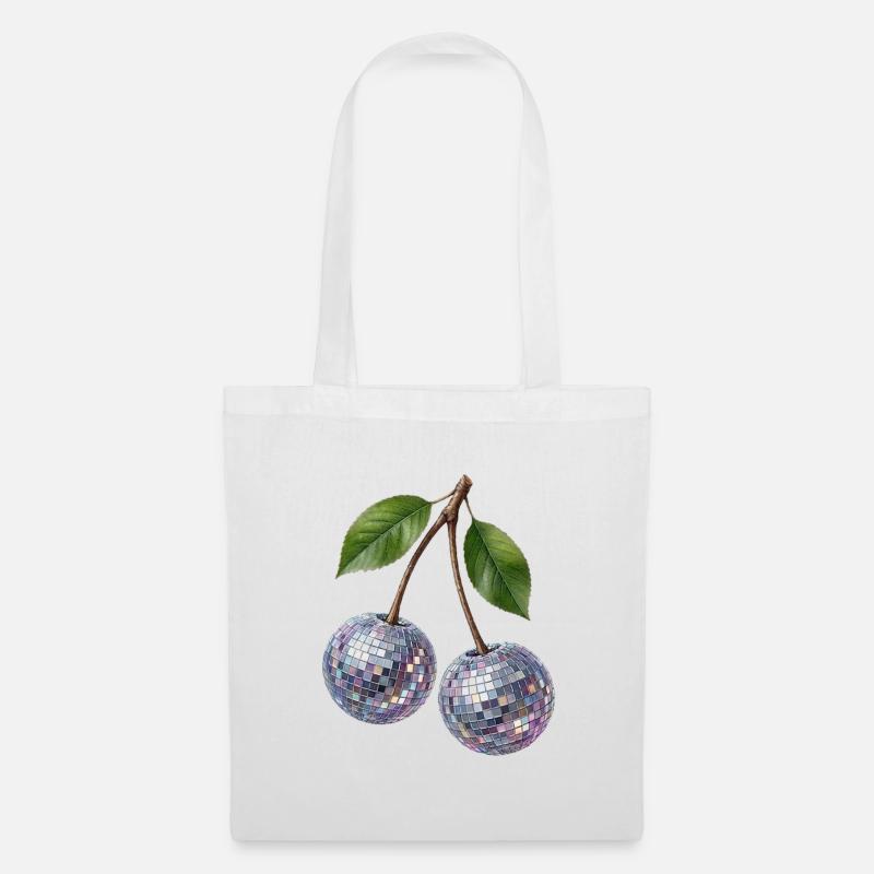 Disco Cherry - Tote Bag - white