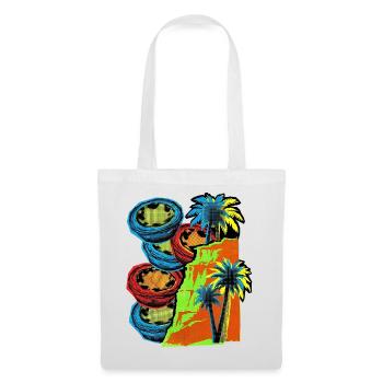 Côte du Portugal - Sac en tissu - blanc - Devant