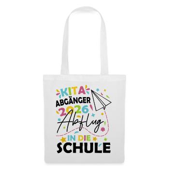 Kita Abgänger 2026 - Stoffbeutel - Weiß - Vorne