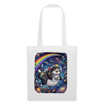 Univers du Chat Fou - Sac en tissu - blanc - Devant