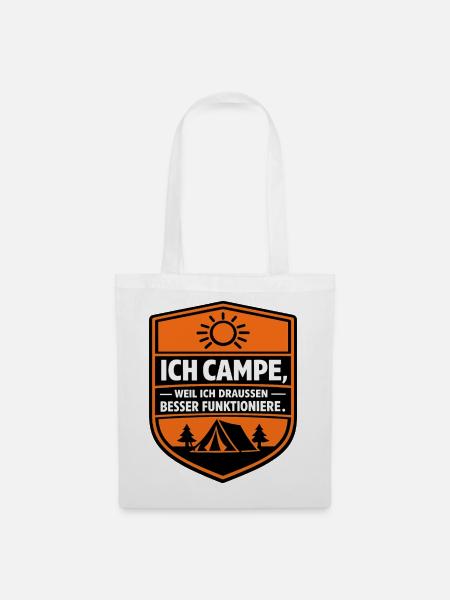 Perfekter Camper - Stoffbeutel - Weiß
