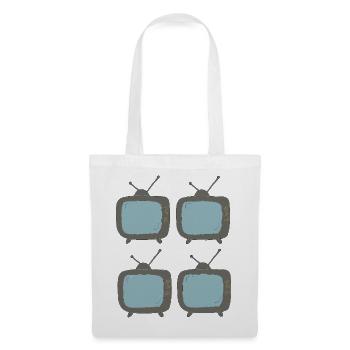 fernseher_4fach - Tote Bag - white - Front