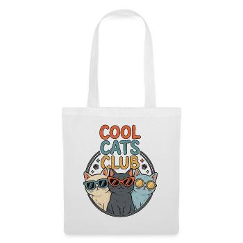 Cool Cats - Stoffbeutel - Weiß - Vorne