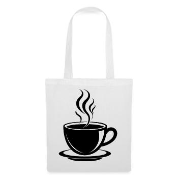 Coffee cup - Tote Bag - white - Front