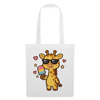 Giraffe mit Sonnenbrille Eisspaß - Tote Bag - white - Front