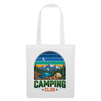 Randonnée - Aventure en plein air - Club de camping - Sac en tissu - blanc - Devant