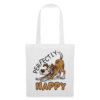 213616058_358910679_Jack_Russell_Perfectly_Happ - Tote Bag - white - Front
