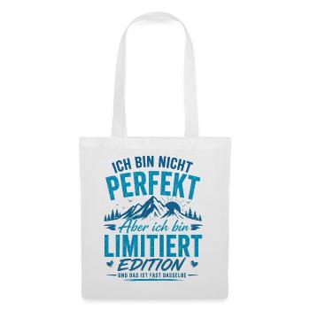 Nicht Perfekt, Aber Limitierte Edition - Stoffbeutel - Weiß - Vorne