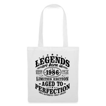 1986 Vintage Born Vintage Birthday Gift - Tote Bag - white - Front