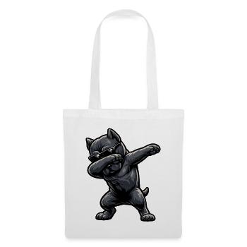 Dabbing Cane Corso im Comic Stil - Stoffbeutel - Weiß - Vorne