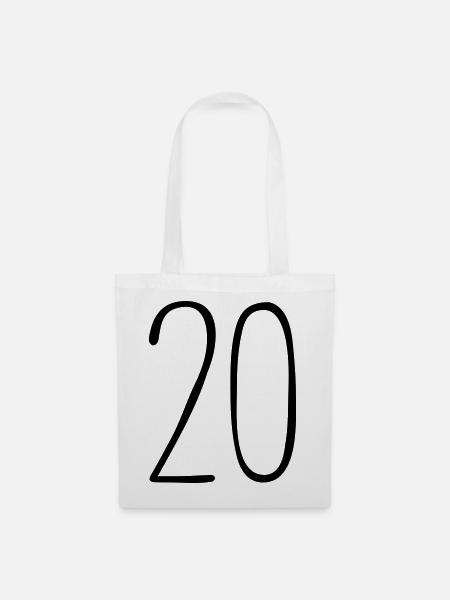 20 - Stoffbeutel - Weiß