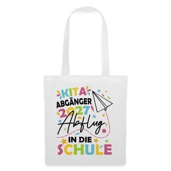 Kita Abgänger 2027 - Stoffbeutel - Weiß - Vorne