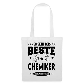 Chemiker Der Beste der Welt Berufe  Arbeit - Stoffbeutel - Weiß - Vorne