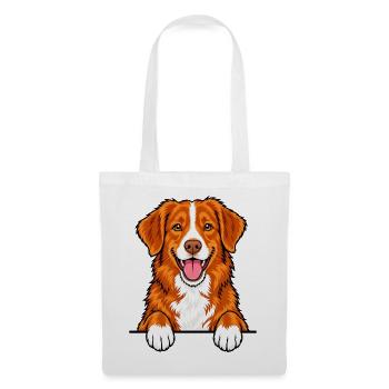 Nova Scotia Duck Tolling Retriever - Stoffbeutel - Weiß - Vorne