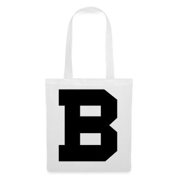 B - Stoffbeutel - Weiß - Vorne
