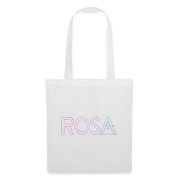 Rosa - Stoffbeutel - Weiß - Vorne