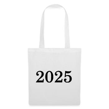 2025 New Year's Eve New Year black - Tote Bag - white - Front