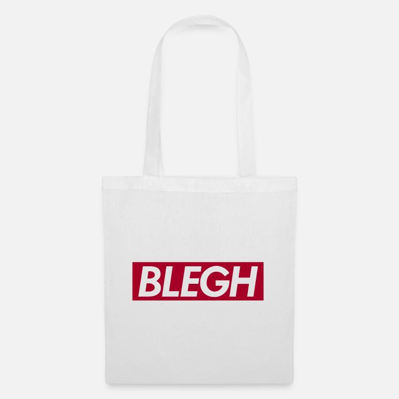 BLEGH - Stoffbeutel - Weiß