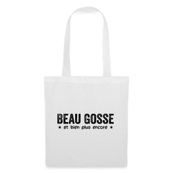 Humour Homme Beau Gosse - Sac en tissu - blanc - Devant
