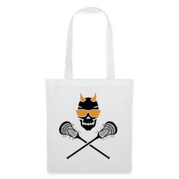 lacrosse lax lacrosseschläger lacrosse-zone - Stoffbeutel - Weiß - Vorne