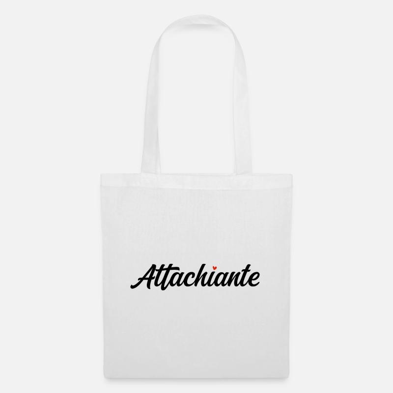Attachiante - Sac en tissu - blanc