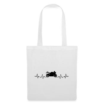 Moto Heartbeat Supersport Heartbeat - Sac en tissu - blanc - Devant