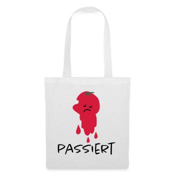 Passierte Tomate - Stoffbeutel - Weiß - Vorne
