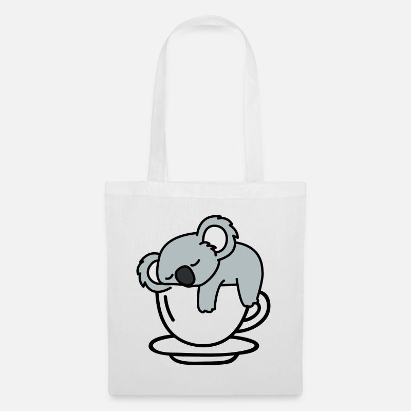 Koala Tee - Stoffbeutel - Weiß