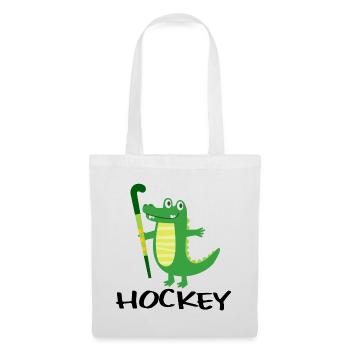 feldhockey hockey hockey hockey-croco - Sac en tissu - blanc - Devant