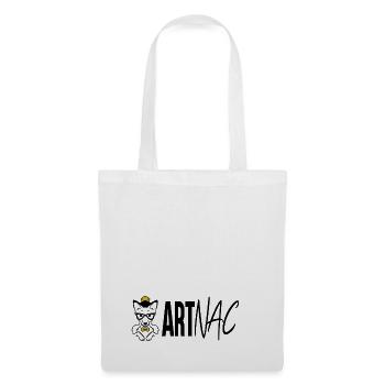 ARTNAC Logo Texte - Sac en tissu - blanc - Devant