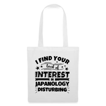 Japanologie lustiges Geschenk - Stoffbeutel - Weiß - Vorne