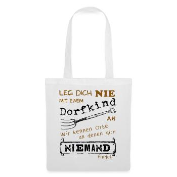 Dorfkind - Stoffbeutel - Weiß - Vorne