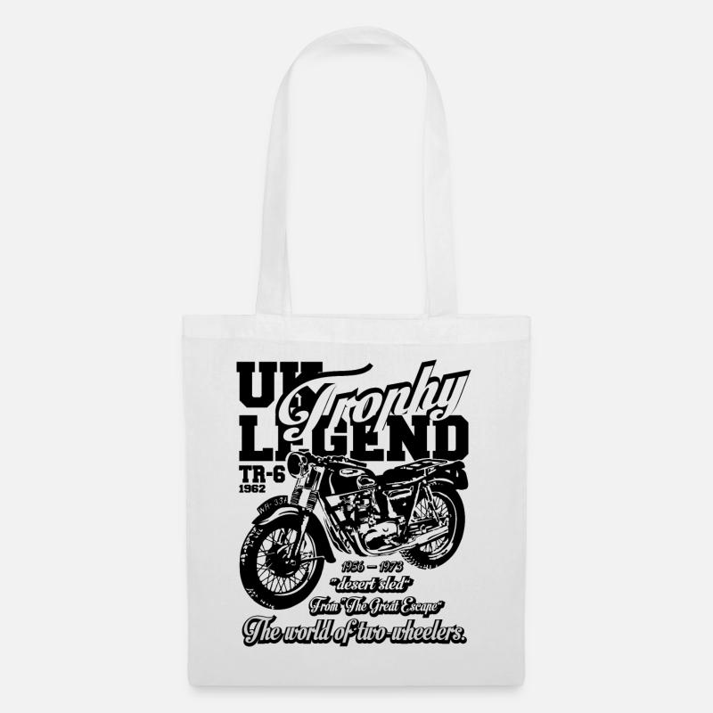 British legend tr6 trophy - desert sled - Tote Bag - white