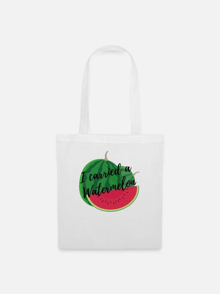 I carried a Watermelon - Tote Bag - white