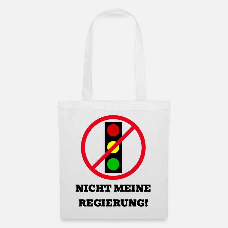 NICHT MEINE REGIERUNG - AMPELREGIERUNG NEIN DANKE - Stoffbeutel - Weiß