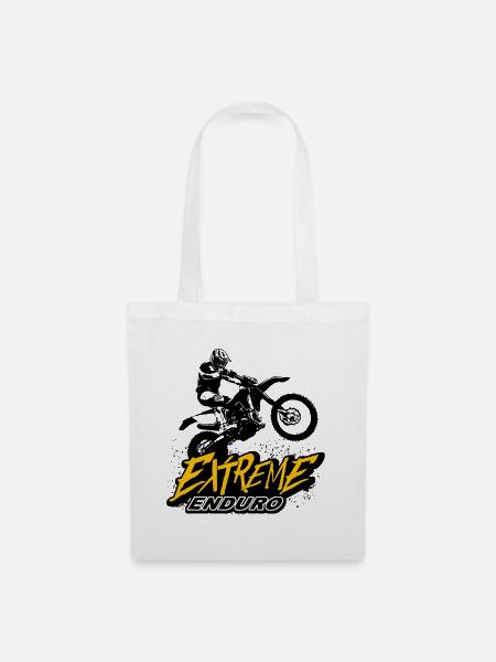 Enduro Offroad - Stoffbeutel - Weiß