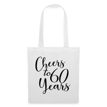 Vive les 60 ans du 60e anniversaire - Sac en tissu - blanc - Devant