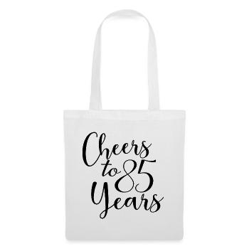 Cheers To 85 Years 85th Birthday Anniversary - Tote Bag - white - Front