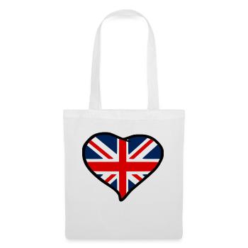 Union Jack - Tote Bag - white - Front