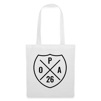 Opa 2026 - Opa 26 - Zukünftiger Opa Geschenk - Stoffbeutel - Weiß - Vorne